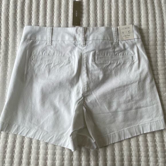 NWT JCrew white chino shorts - Picture 2 of 2